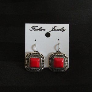 Earrings New Red